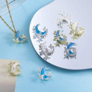 St.kunkka จี้โลหะผสม จี้พระจันทร์ผีเสื้อสไตล์แฟนตาซี มอบของข…