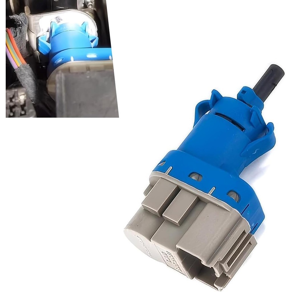 QODOLSI 1 PC รถ 4-pin ปลั๊กไฟเบรค, 4.33 "x 1.57" x 1.57" สวิตช์เซ็นเซอร์เหยียบเบรคมาตรฐาน, เปลี่ยน O