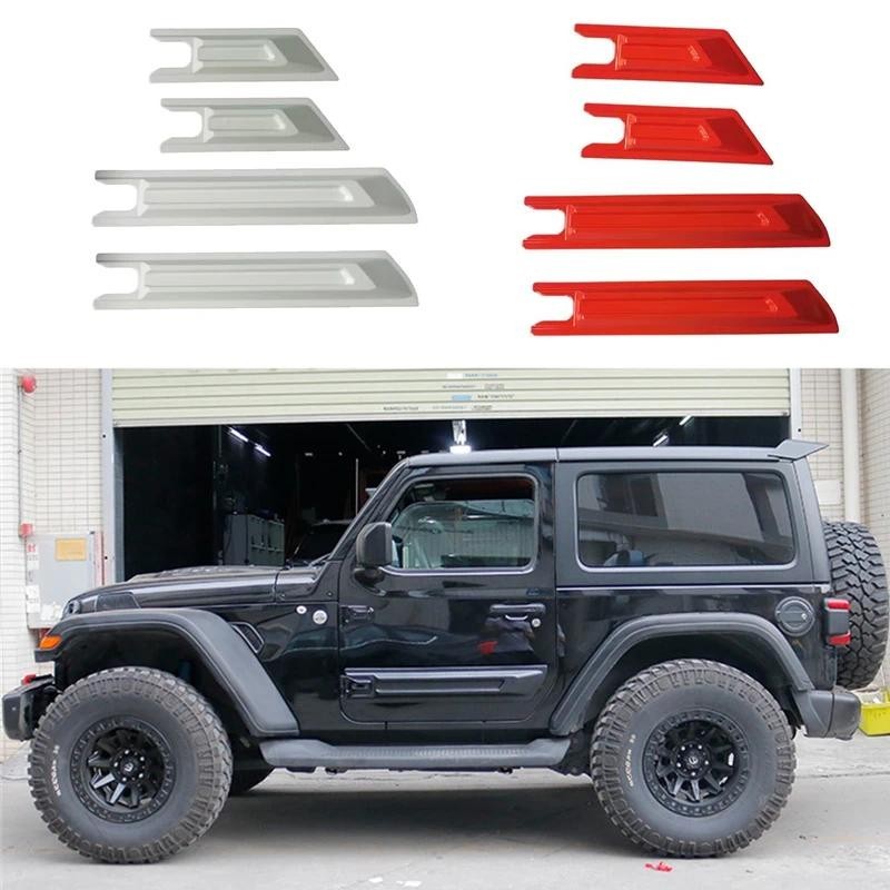 รถประตู Anti Scratch Guard แผ่นตกแต่งสําหรับ Jeep Wrangler JL Gladiator JT 2018 2019 2021 2020 2021 