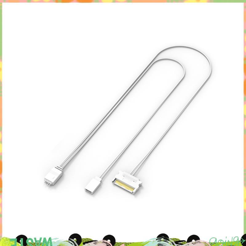 To ARGB Lighting Power Adapter Cable คอมพิวเตอร์ ARGB Controller to ARGB Reset Power Cable PC Manual