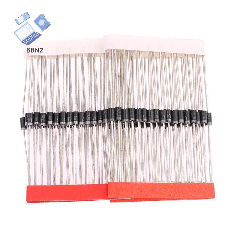[BBNZ] 50 ชิ้น Schottky Rectifier ไดโอด UF4004 UF4007 1A 400V 1000V Ultra Fast Recovery Diode Rectif