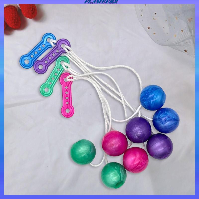 [Flameer2] Swing Bump Ball On A String with Light Sensory Toy Hand Swing Rope Ball Toy for Outdoor
