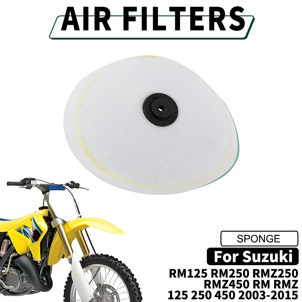 JF Motorcycle Air Filter Cleaner Intake Sponge For Suzuki RM125 RM250  RMZ250 RMZ450 RM RMZ 125 250 