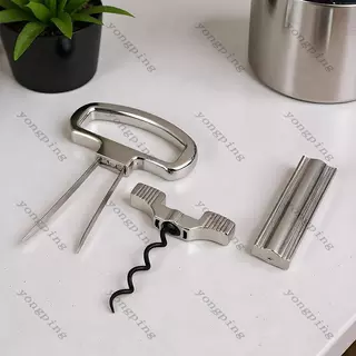 สองง่าม Corkscrew Cork Puller ที่เปิดไวน์ Extractor สําหรับเก่าเปราะบาง Vintage ที่เปิดขวด- Sommelier เครื่องมือสําหรับไวน์ Corks
