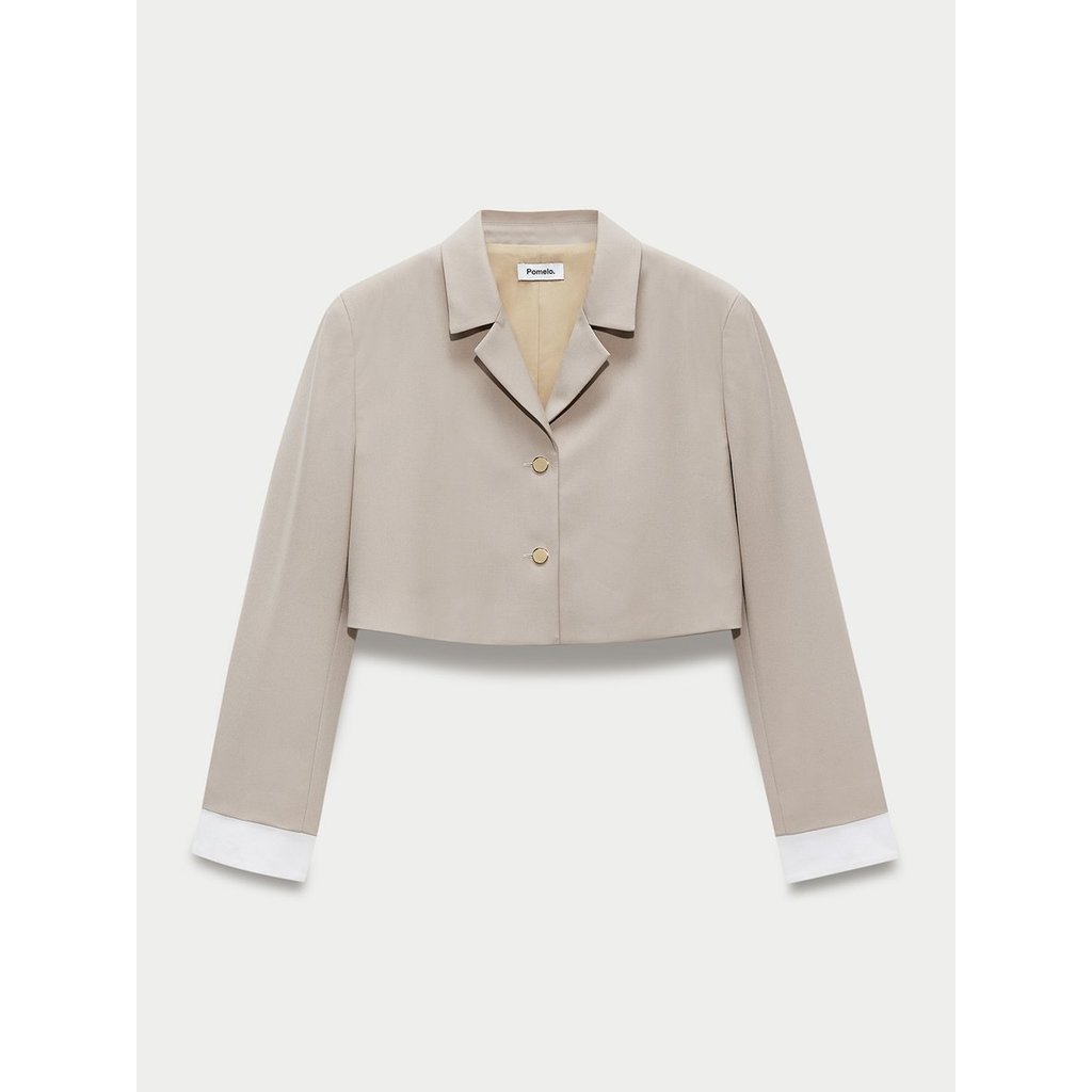 [Pomelo] เบลเซอร์ทรงครอป / Cropped Blazer