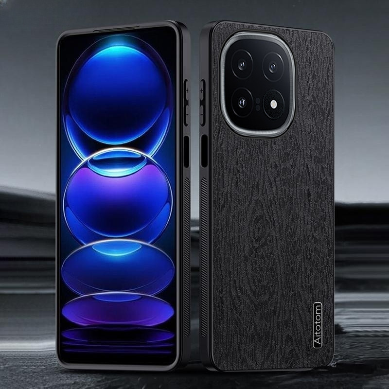 เคสโทรศัพท์ Vivo iqoo 15 Wood Texture Canvas Hrad กันกระแทกฝาหลัง iqoo 15 Case