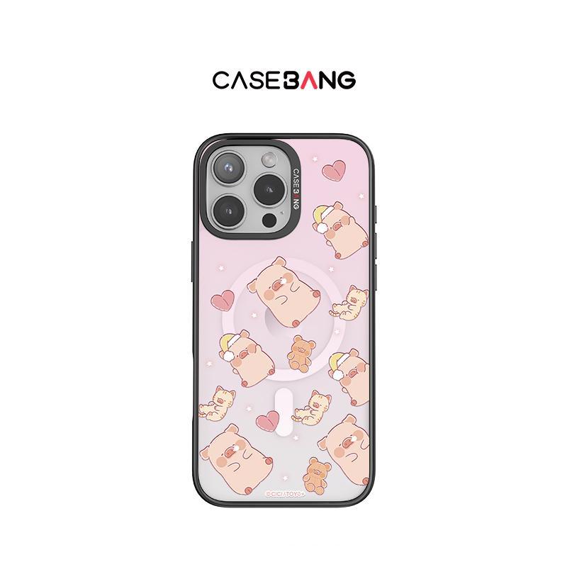 CASEBANG – Lulu the Piggy Moments Series เคสแม่เหล็ก ImagiSnap, เปลี่ยนกลับ, การป้องกันการตกของทหาร, เข้ากันได้กับ 15-17 ราคา ถูกที่สุด ดีลบีเคเค แกลเลอรีภาพที่ 3