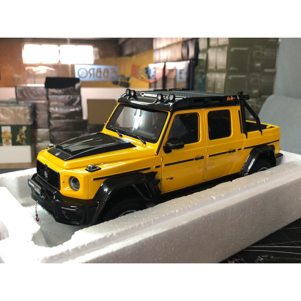 AR 1/18 Brabus G800 Pickup 2020 Yellow Brabus G 800 Adventure XLP-2020-Mellon Yellow 1/18 จีน: Boss 