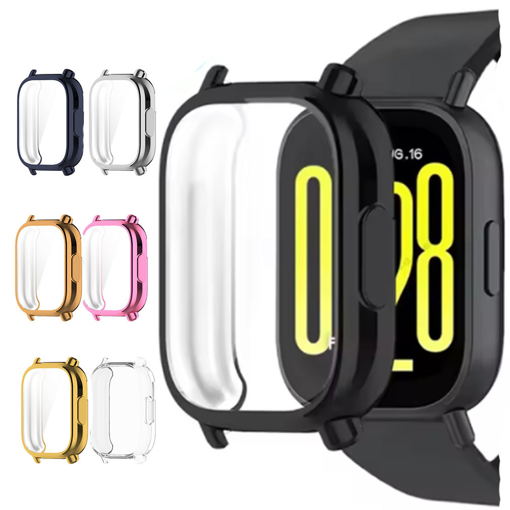 เคสTPUสําหรับRedmi Watch 5 Liteตัวป้องกันหน้าจอเต็มรูปแบบสําหรับRedmi Watch 5 Activeเปลือกป้องกันฝาครอบกันชน