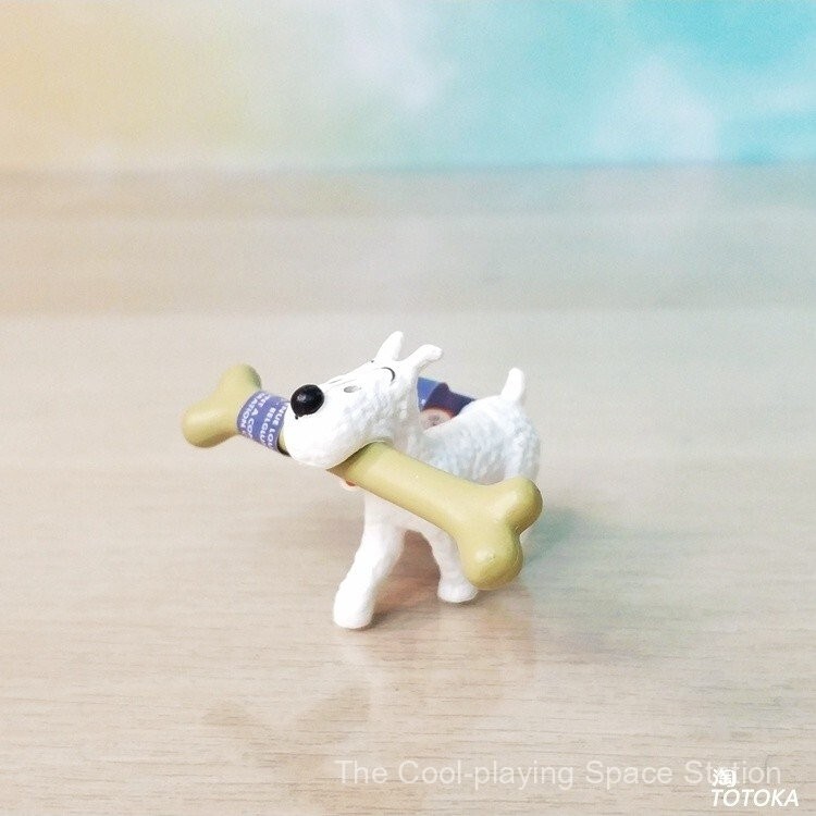 Tintin Adventure Story Figurine Boy Puppy Plush ของเล่นตุ๊กตาของขวัญวันเกิดรถตกแต่งเค้ก