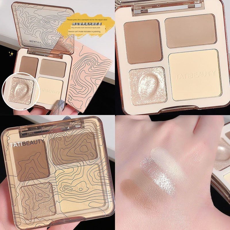 contour คอนทัวร์ Perfect Time Diary Blush Eyeshadow 3 in 1 ไฮไลท์