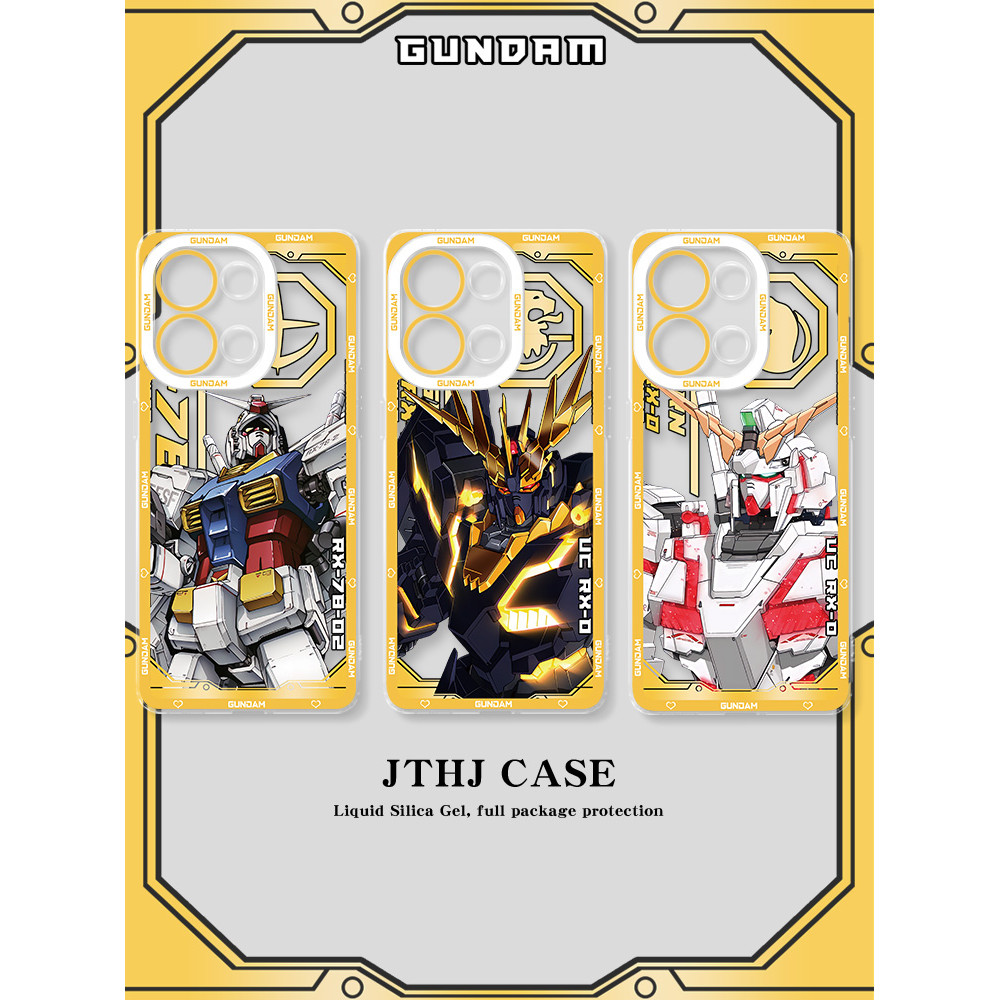 [แผ่นดินใหญ่พร้อมสต็อก/Gundam Series/ญี่ปุ่นสองมิติโทรศัพท์มือถือป้องกันกรณี/] Gundam oppoReno13pro 