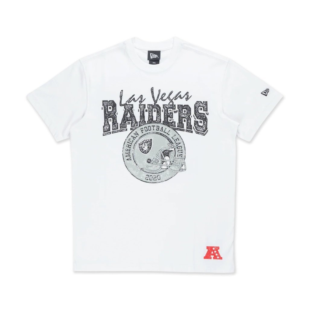 NEW ERA SS TEE NFL HELMET 25SS LASRAI (สีขาว)