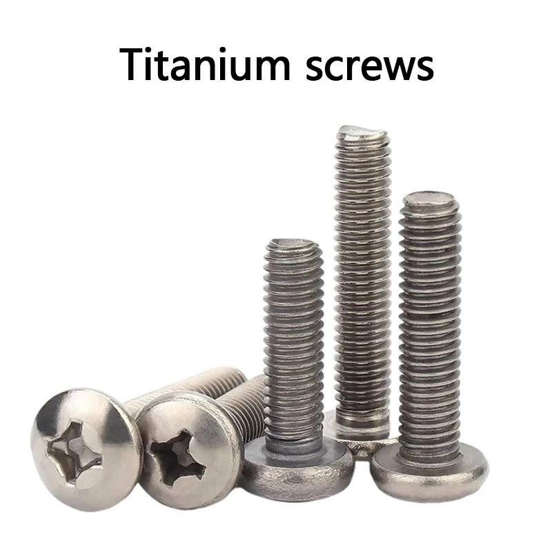 Pan Head Titanium screws 6-32x1/4 6-32x5/16 6-32x3/8 6-32x1/2 6-32x5/8 6-32x3/4 6-32x1 PHIL Driver T
