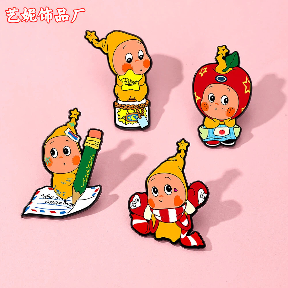 การ์ตูนอะนิเมะ Star People ป้ายโลหะ Pins Dwarf Alloy เข็มกลัดกระเป๋าเสื้อผ้าอุปกรณ์ตกแต่ง