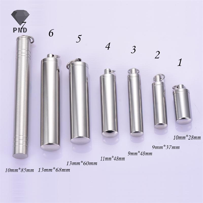 PND สแตนเลสขวดศพเครื่องประดับหลอดกระบอก Ash Urn จี้สร้อยคอ raoog