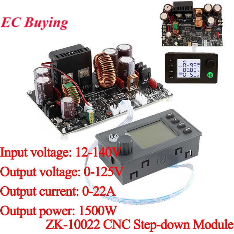 ZK-10022 125V/22A 1500W CNC Step-down DC ปรับRegulated Power Supply แรงดันไฟฟ้าคงที่และ Current Buck