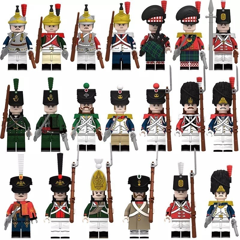บล็อกตัวต่อทหารอังกฤษ บล็อกตัวต่อทหารอเมริกา british soldier บล็อกตัวต่อ american soldier