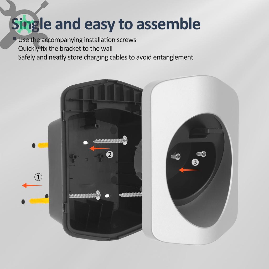 Wall Mount Type 2 EV Charger Holder ปฏิบัติประเภท 2 รูปที่ 4