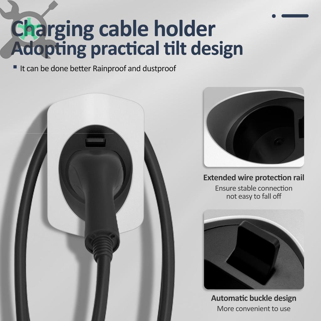 Wall Mount Type 2 EV Charger Holder ปฏิบัติประเภท 2 รูปที่ 6
