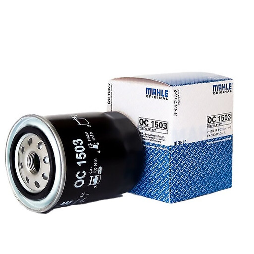 กรองเครื่อง ISUZU D-MAX 2.5 3.0 2003-2012 4JA1 2.5 4JH1 3.0 ลูกสั้น กรองเหล็ก MAHLE