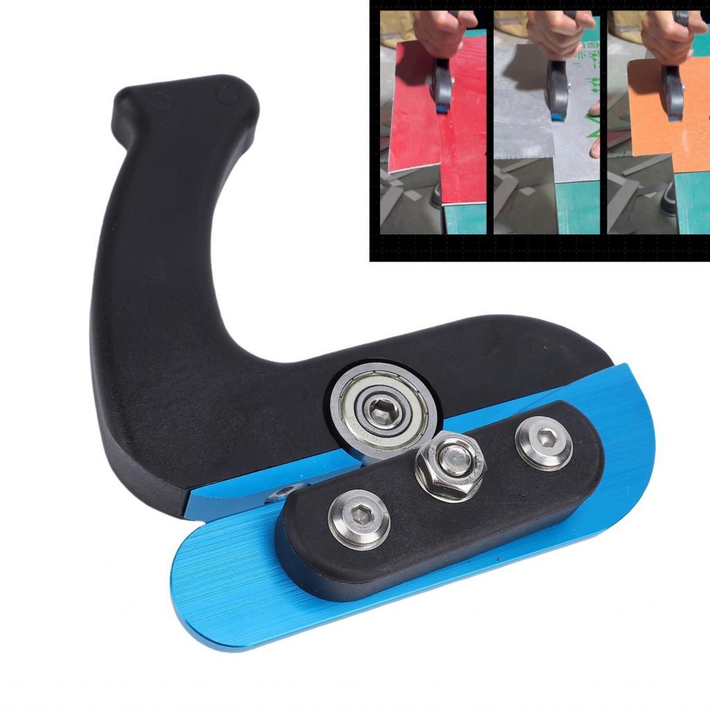 ขอบแถบเครื่องตัด U Shaped Trimmer Dual Offset แบริ่งงานไม้มือตัดเครื่องมือสำหรับกล่อง PVC ACP เมลามี
