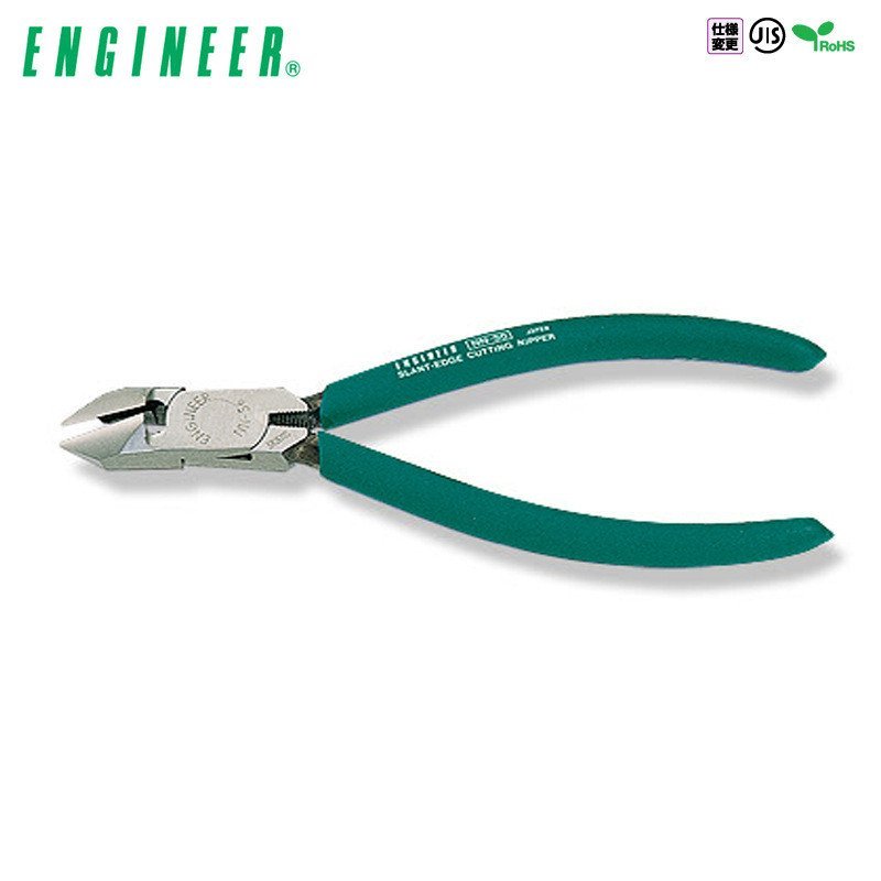 คีมแนวทแยง ญี่ปุ่น ENGINEER คีมตัดที่มีประสิทธิภาพ ENGINEER คีมในแนวทแยงเครื่องมือ 150 มม.NN-56 ญี่ป