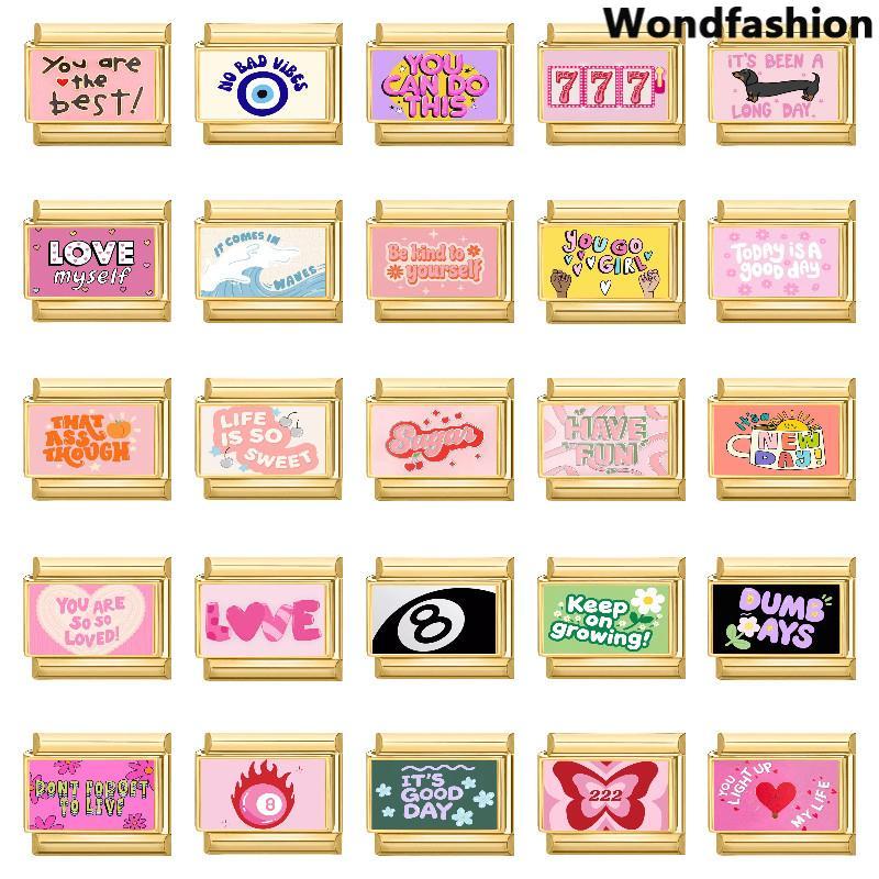 สร้อยข้อมือcharm สแตนเลส ขนาด9มม.สำหรับDIYและเครื่องประดับ