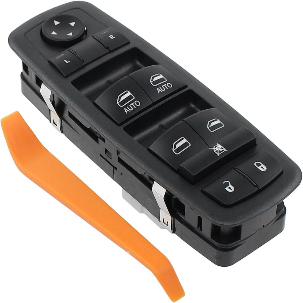 ไดร์เวอร์ด้านหน้าด้านข้างสวิทช์หน้าต่าง 2 Auto สําหรับ Dodge Durango 2016-2025, Jeep Grand Cherokee 