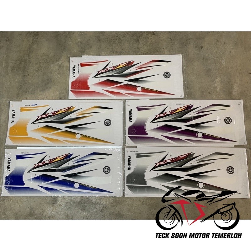 สติ๊กเกอร์ BODY STRIPE COVERSET (11) Yamaha RXZ135 RXZ 135