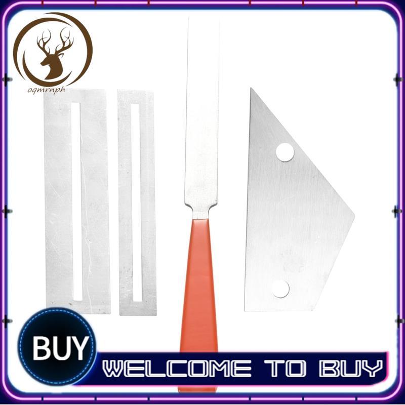 สแตนเลสกีตาร์ Fret File + Fret Rocker Level + Fingerboard Protector กีตาร์ Luthier เครื่องมือ