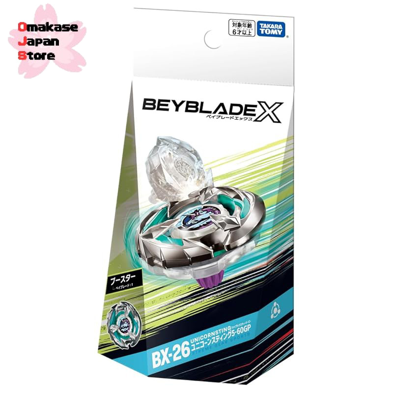 BEYBLADE X BX-26 Booster Unicorn Sting 5-60GP