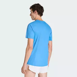 adidas วิ่ง เสื้อวิ่ง Adizero Essentials ผู้ชาย สีน้ำเงิน KA2937