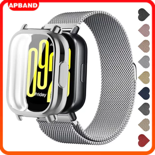 กันชนนุ่ม กรณี TPU ป้องกันหน้าจอ ลูป Milanese สายรัดแขน แถบสแตนเลส for Smartwatch Redmi Watch 5 Active / 5 Lite