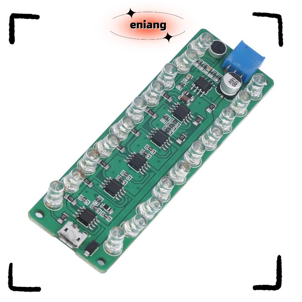 ENIANG VU Meter, Melody Light จอแสดงผล LED VU Meter, LED ระบุการเชื่อมต่อย้อนกลับป้องกันควบคุมเสียงจ