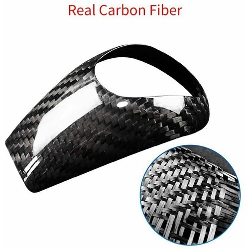 Carbon Fiber Console Gear Shift Knob Cover For BMW M3 M5 M6 E63 E60 E92