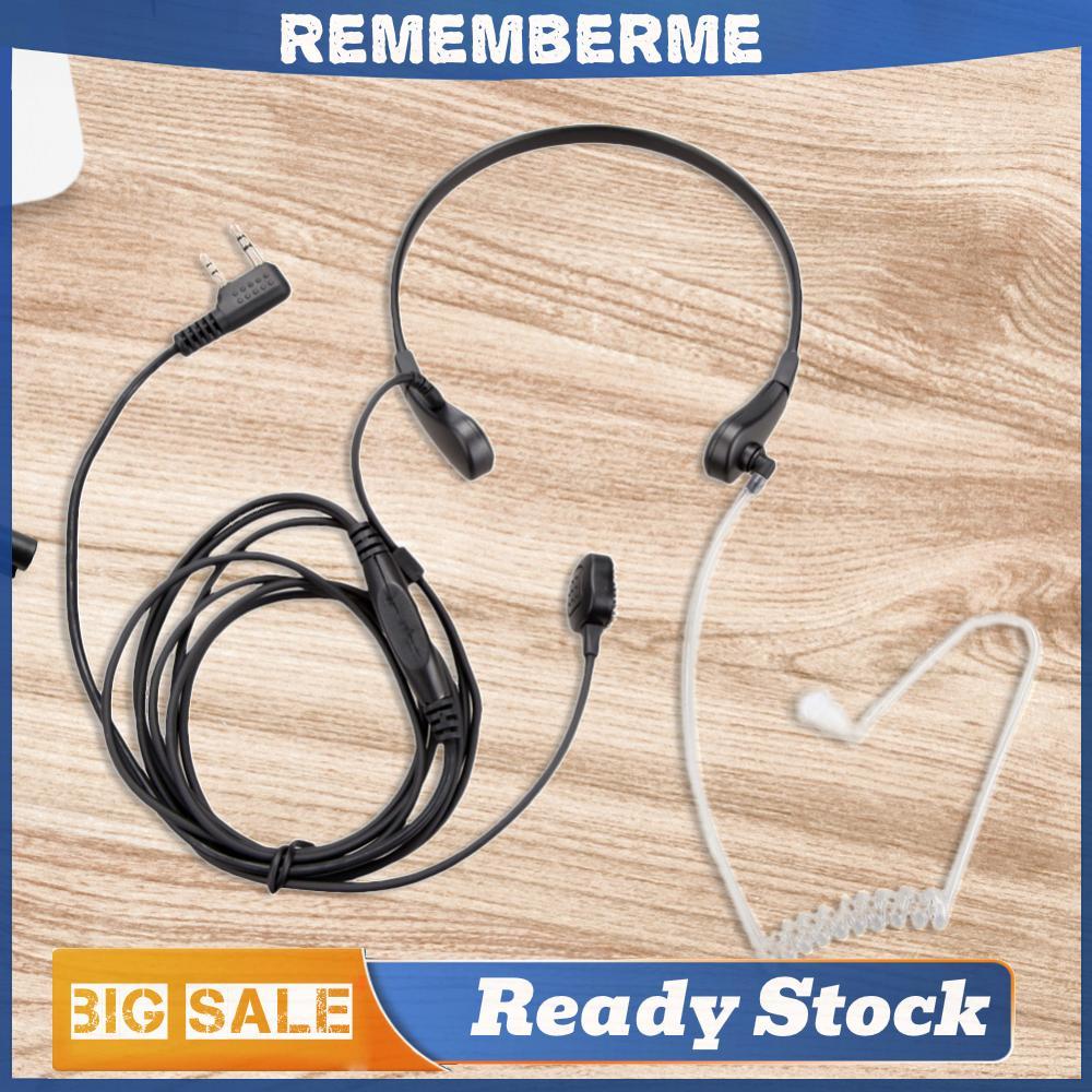 Covert Acoustic Tube In-ear Earpiece 2P Pin Acoustic Tube PTT Mic Earpiece 2Pin PTT Covert Acoustic 