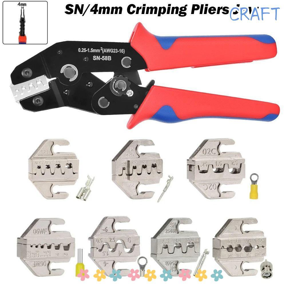 CRAFT SN CRIMPING คีม Jaw, 06WF 2549 03H Alloy CRIMPING คีมขากรรไกร, SN-2546B 02C 48B 58B กว้าง 4 มม