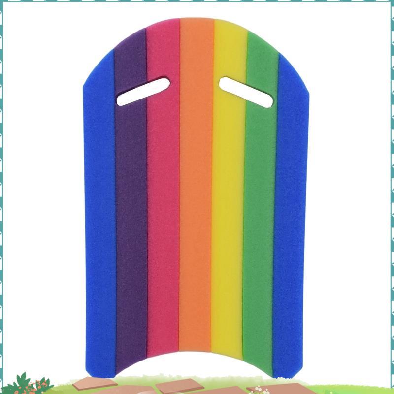 เด็กผู้ใหญ่ Kickboard สายรุ้ง โฟมลอยสำหรับสระน้ำ พร้อมฝึกว่ายน้ำ