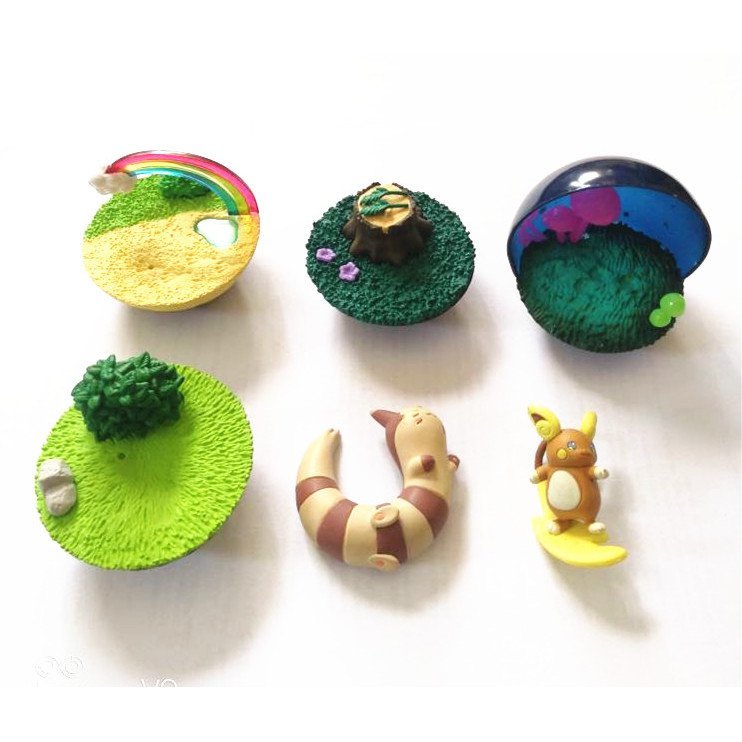 Rement สินค้าจํานวนมาก Candy ของเล่น Pokemon Pokemon Pokemon Pokemon Ball ฉากตกแต่งจัดส่งฟรีมากกว่า 