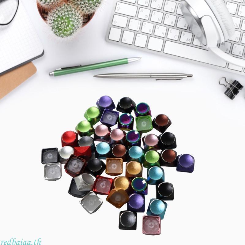 Redbaiaa 1PC สําหรับ Creative Keycap XDA Profile Aluminium สําหรับฝาครอบกุญแจสําหรับคีย์บอร์ดแบบกลไก