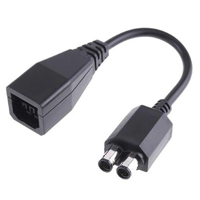 10PCS AC Power Supply Transfer Charger Cable Adapter Cord Converter for Xbox 360 Flat to Xbox360 Sli