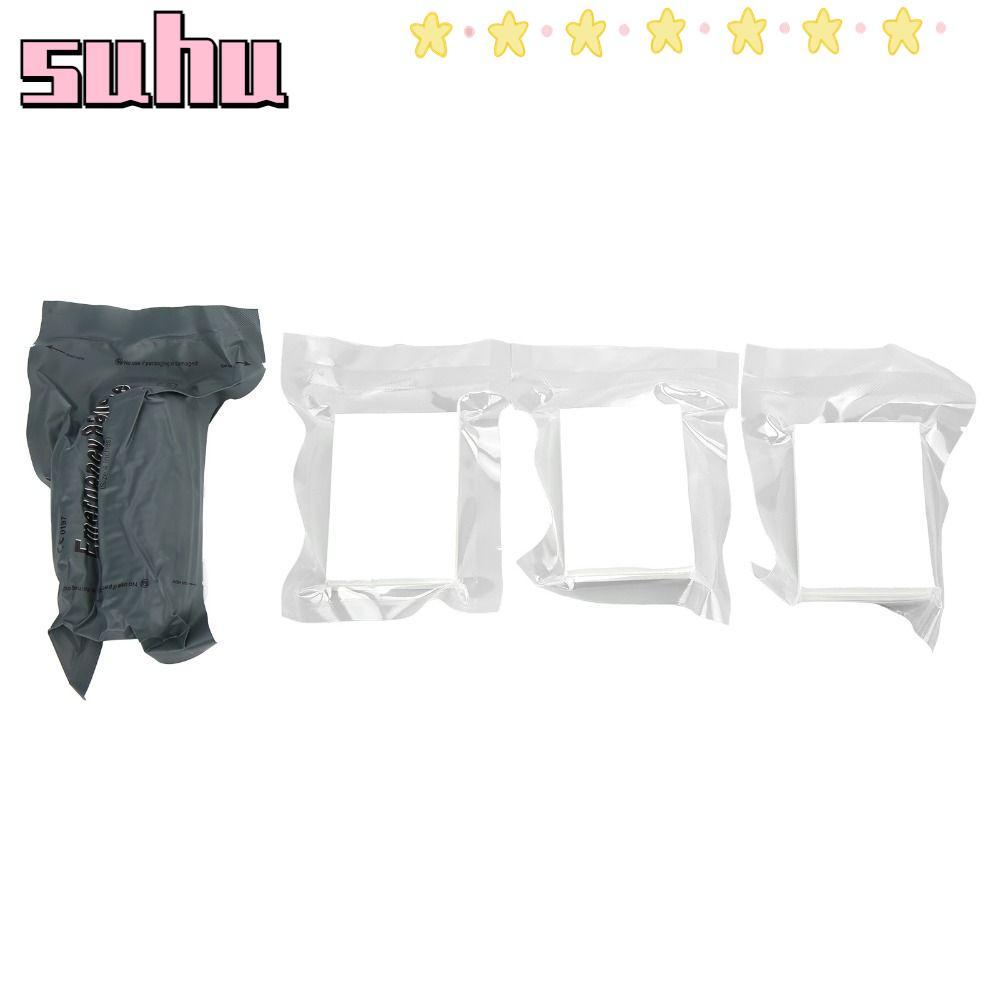 SUHUHD 4 ชิ้น/เซ็ต Israeli Bandage, ความยืดหยุ่นสูง Self-Adhesive Compression Bandage, สูญญากาศทนทาน