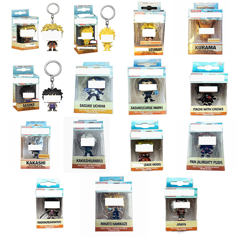 Naruto Kakashi Uzumaki Naruto Sasuke Nine Tails พวงกุญแจพวงกุญแจ