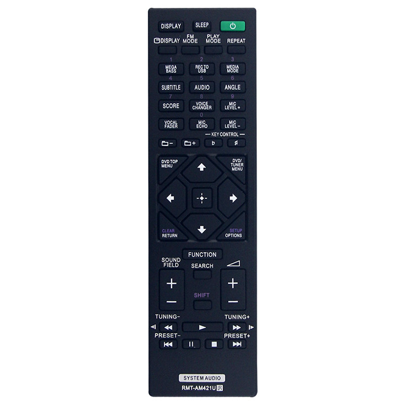 RMT-AM421U รีโมทคอนโทรลเข้ากันได้กับ Sony Audio MHC-V43D MHC-V73D MHS-V72D MHC-V83D MHC-M40D MHC-M60