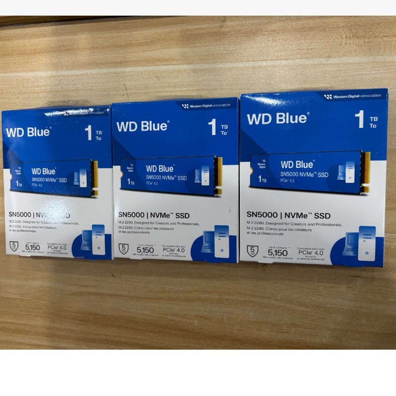 WD Western Number Blue Disk SN5000 1TB M.2 NVME ไดรฟ์โซลิดสเตต