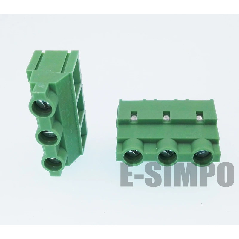 10pcs 2P 3P 300 V/30A 22-10AWG 6.35/7.62/9.5 มม.7620-7.62 635-6.35 950-9.5 มม.Pitchable CE UL PCB สก