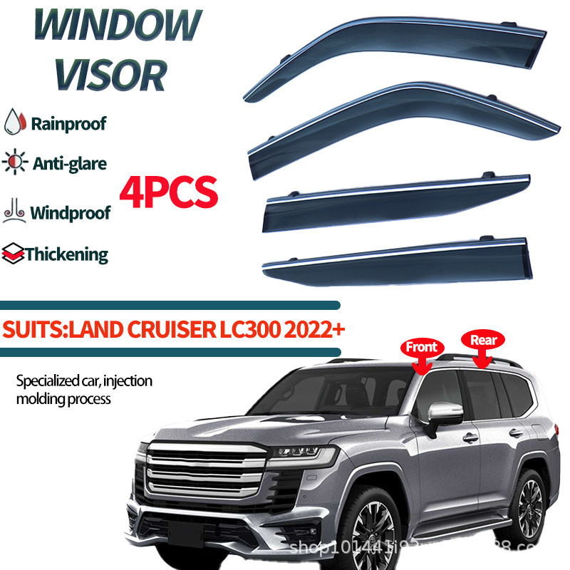 ชุดกันฝนสำหรับ Land Cruiser LAND CRUISER LC300 2022+ ชิลด์หน้าต่าง