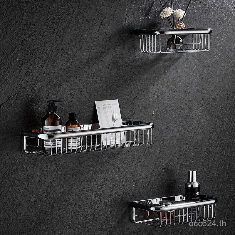 ห้องน้ํา A6T ห้องน้ําชั้นวางของติดผนังฝักบัวฟรีห้องน้ําทองแดงทั้งหมด Washstand ตาข่ายตะกร้าชั้นวาง P