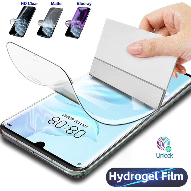 2pcs ฟิล์มไฮโดรเจลสําหรับ Honor X7d X7c 5G X7b X7a X7 X6 X6c X6b X6a ป้องกันหน้าจอลายนิ้วมือฟรี